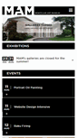 Mobile Screenshot of montclairartmuseum.org